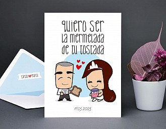 Invitación de boda "ESTA BODA VA A SER LA CAÑA"