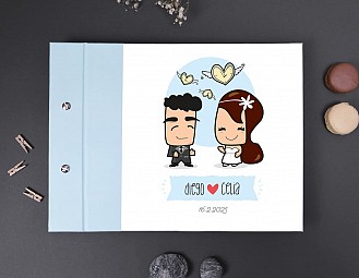 Libro de firmas boda "TE QUIERO PATODALAVIDA"