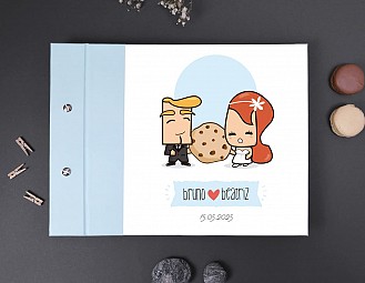 Invitación de boda "ESTA BODA SERÁ MUY COOKIE"