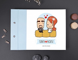 Libro de firmas boda "QUIERO SER LA MERMELADA DE TU TOSTADA"