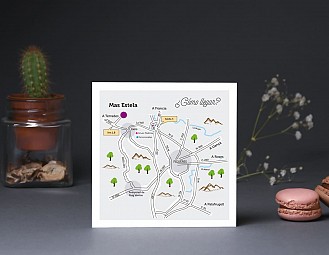 Mapa de llegada "EN NUESTRA BODA BARRA LIBRE DE AMOR"