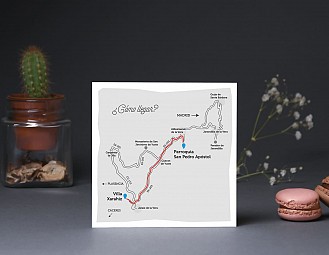 Mapa de llegada "CONTIGO HASTA EL FIN DEL MUNDO"