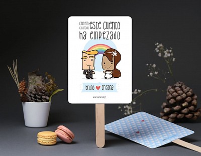 Pai pai boda "COLORÍN COLORADO ESTE CUENTO HA EMPEZADO"