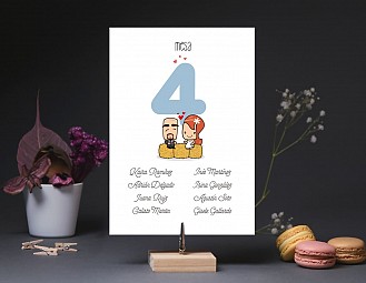 Invitación de boda "MI LUGAR FAVORITO ESTÁ A TU LADO"